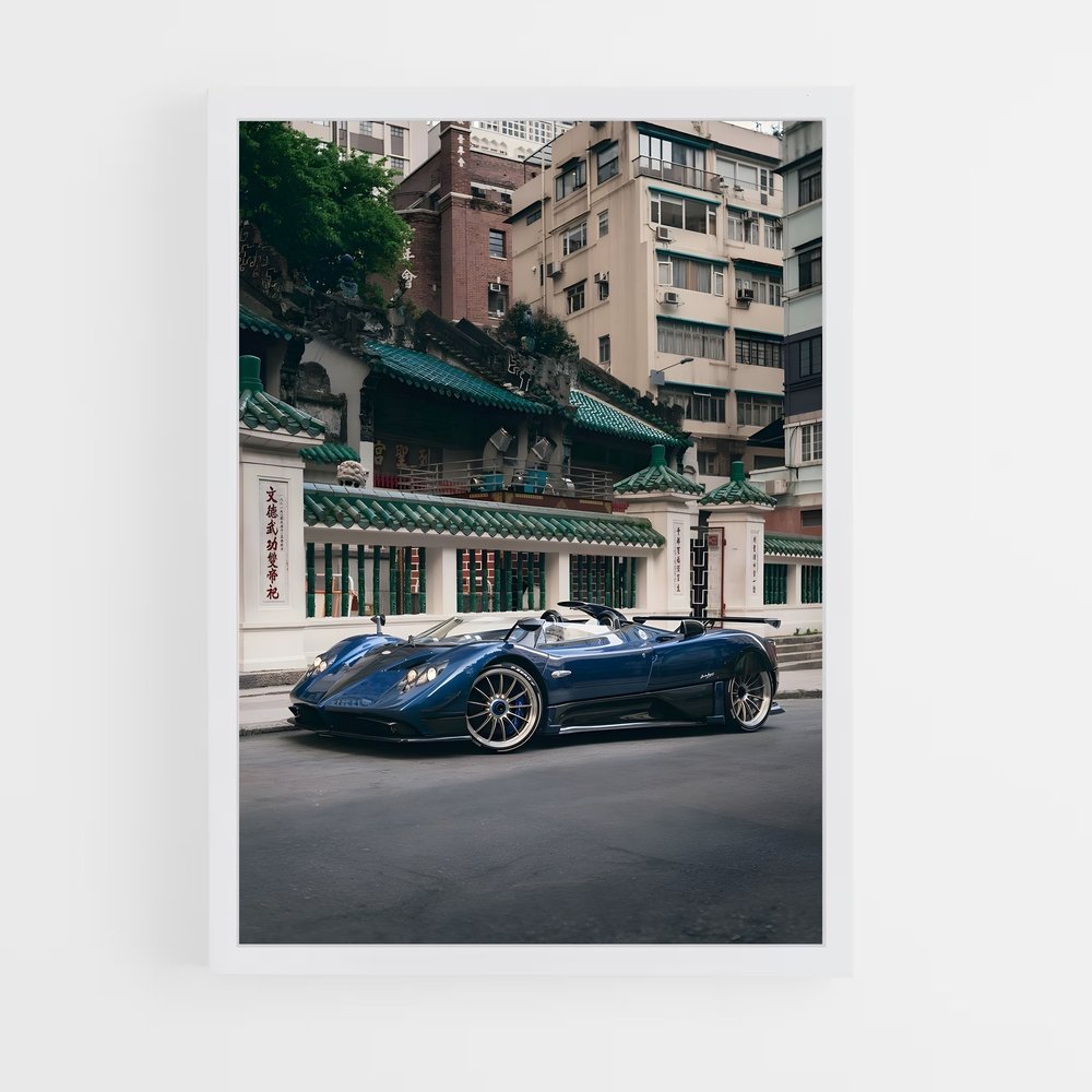 Poster Zonda au Crépuscule – affiche Pagani (vue 3)